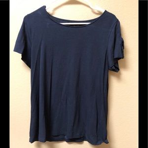 Banana Republic T-shirt with cold shoulder detail